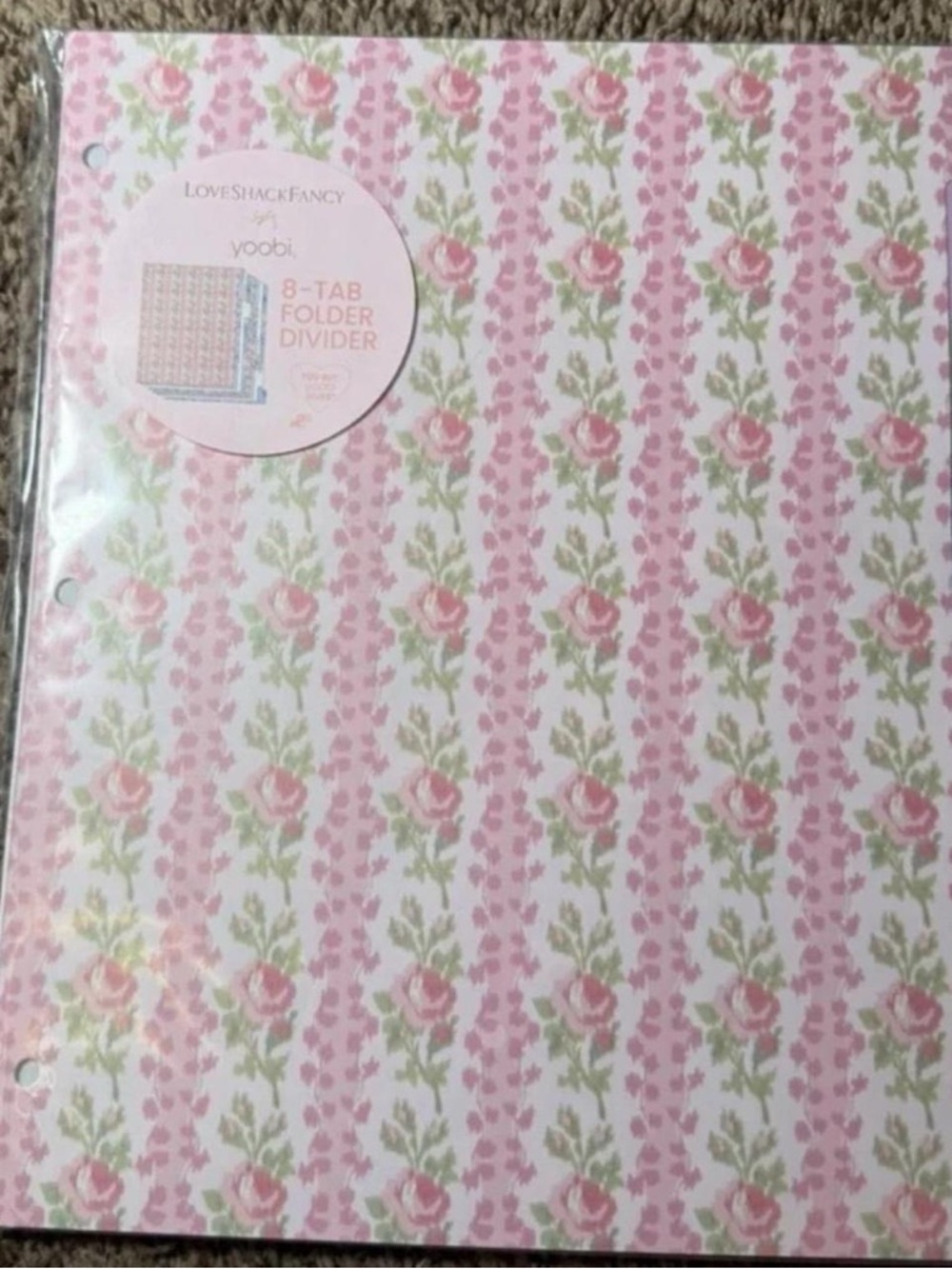 LoveShackFancy x Target Tab Dividers